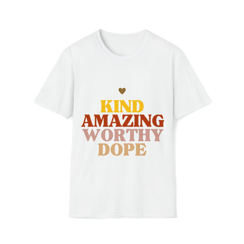 Affirmative Words Unisex Softstyle T-Shirt