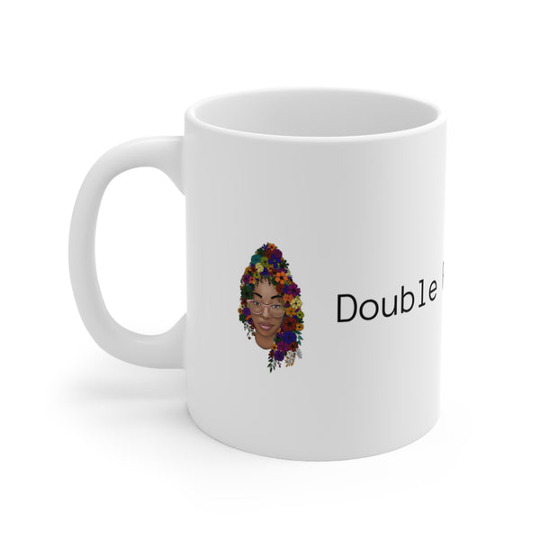 Double Rainbow Design Ceramic Mug 11oz