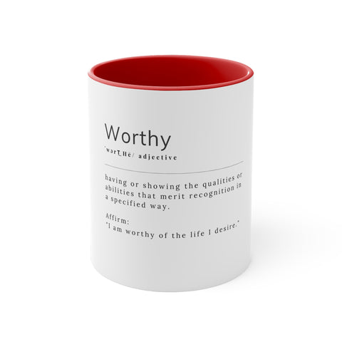 Worthy Accent Coffee Mug, 11oz