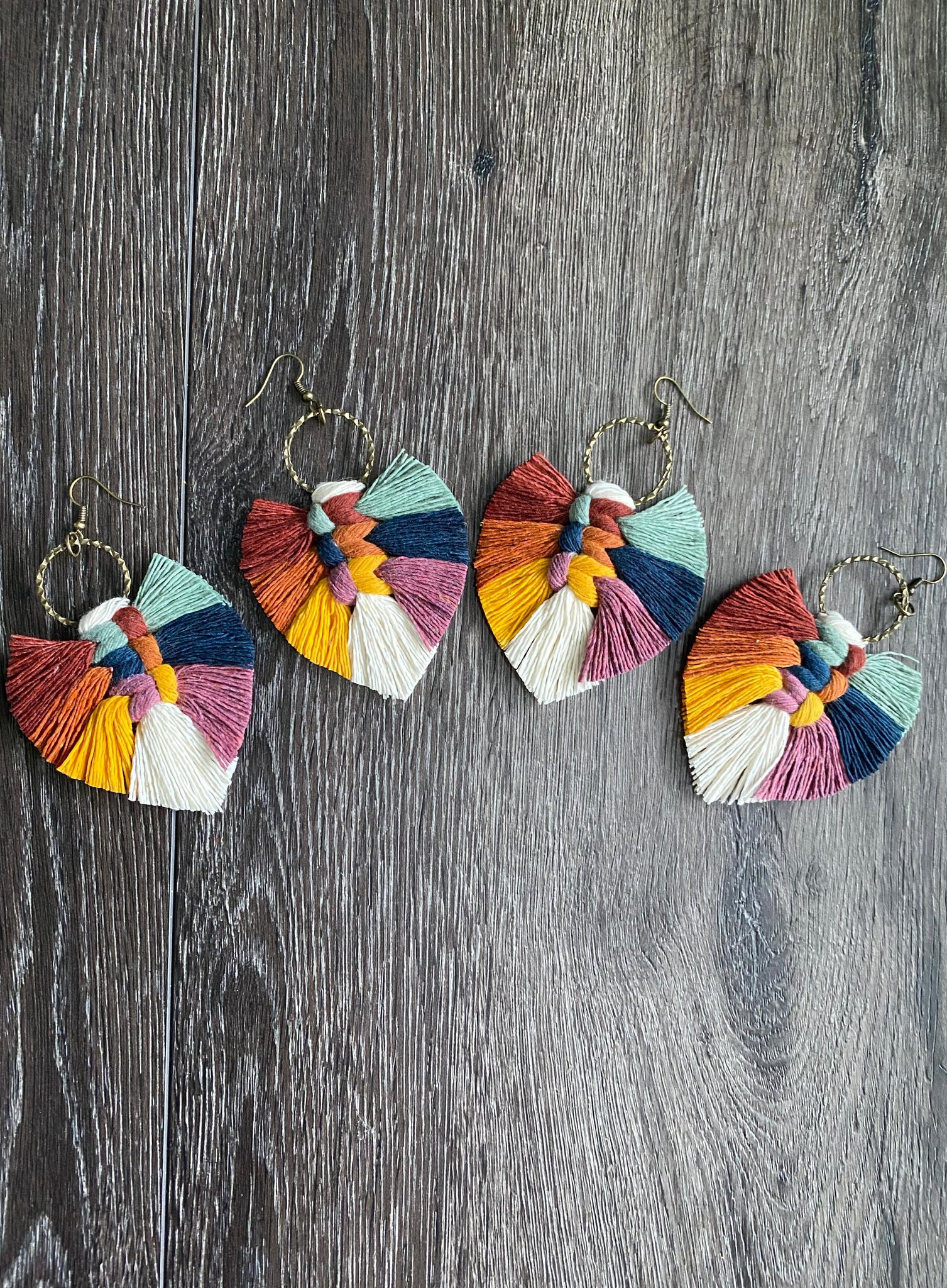 Mini Retro Rainbow Earrings